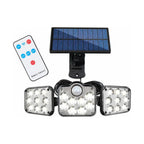 Lampara LED solar con sensor de movimiento impermeables
