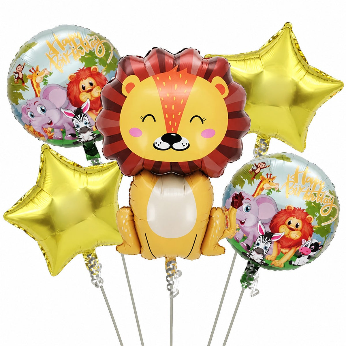 Kit de decoración de globos para fiesta infantil selva
