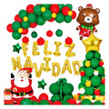 Set de globos de papel de aluminio para fiestas navideñas