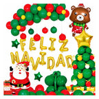 Set de globos de papel de aluminio para fiestas navideñas
