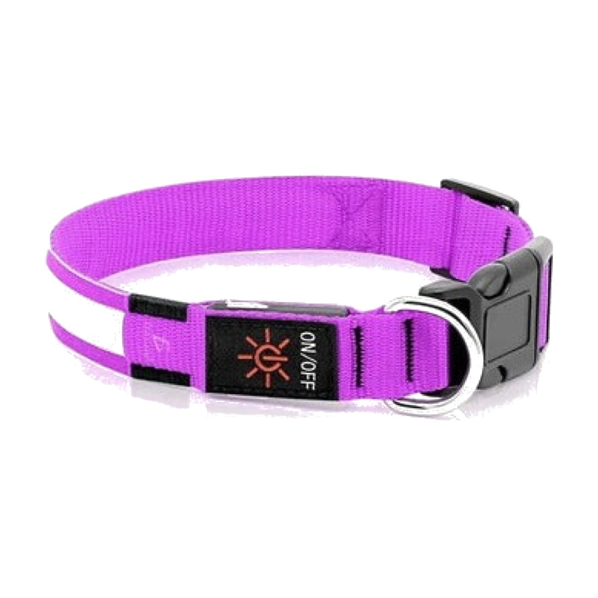 Collar para perro gato mascota iluminado con luz LED forma M