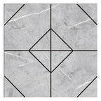 Azulejos adhesivos efecto mármol de PVC 30 × 30 cm paquete
