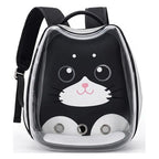 Mochila portátil para mascotas con forma de orejas para