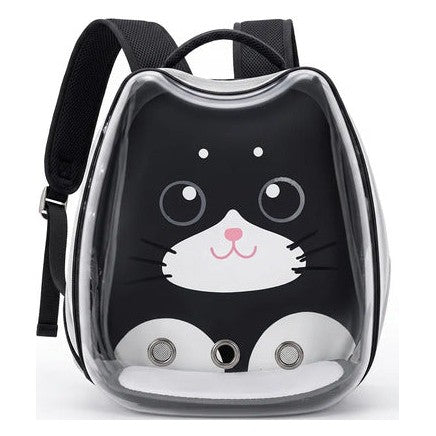 Mochila portátil para mascotas con forma de orejas para