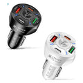 Multicargador para automovil coche QC3.0 pd 20W USB3.1A