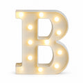 LED letras B 3D luces foco lampara decora abecedario