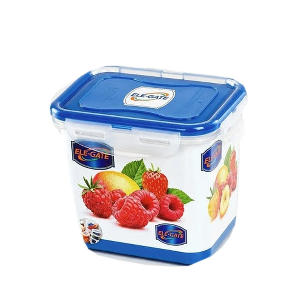 Contenedor rectangular transparente de 1200 ml con tapa