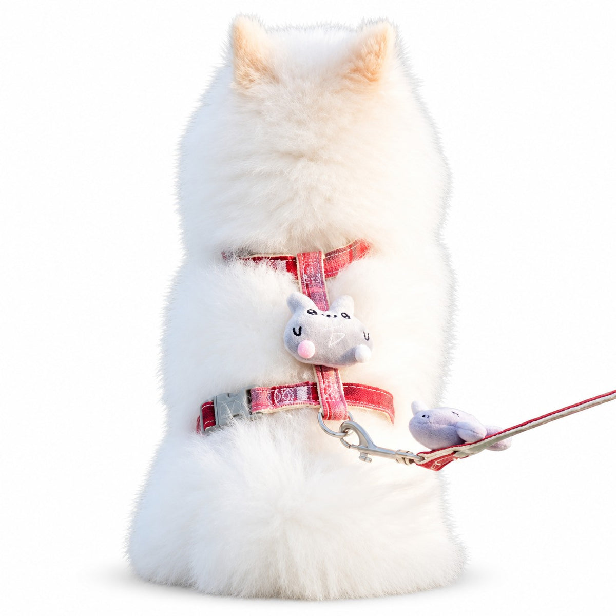Arnés cute antiescape ajustable para mascotas paseos seguros