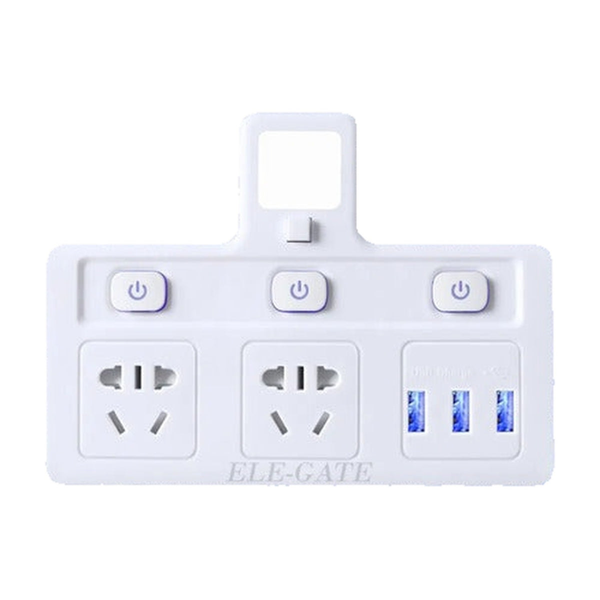Multifuncional adaptador hembra de habitación luz nocturna