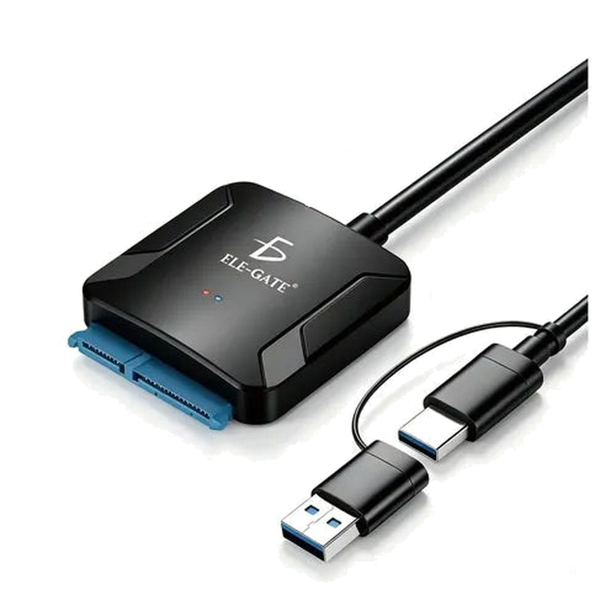 Adaptador SATA a type C USB 3.0 compatible con HDD SSD 2.5