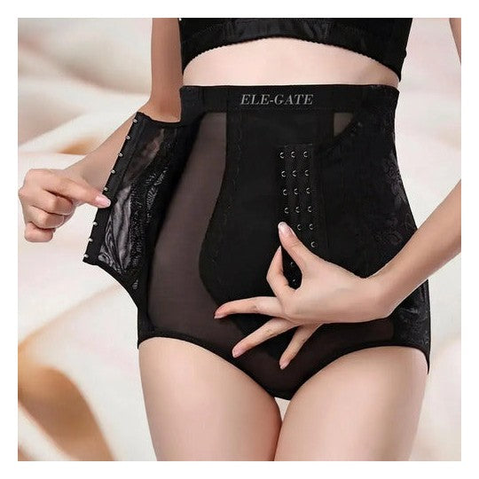 Faja de alta cintura sexy transpirable cuerpo shaper negro XXL