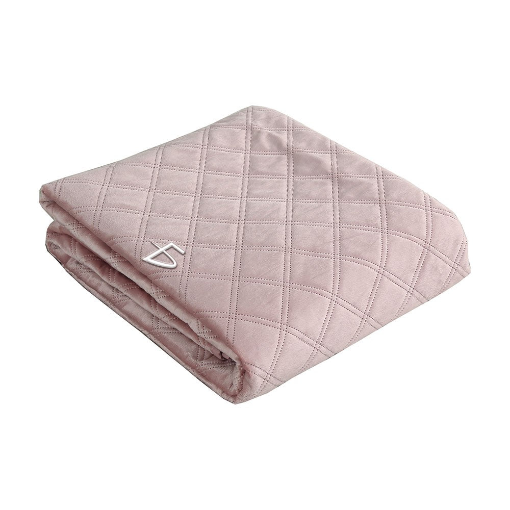 Colcha afelpada de rombo elegancia y comodidad en un diseño