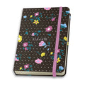 Cuaderno con flores estilo coquete con 75 hojas rayadas