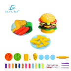 Kit de plastilina infantil con moldes rodillo y herramientas