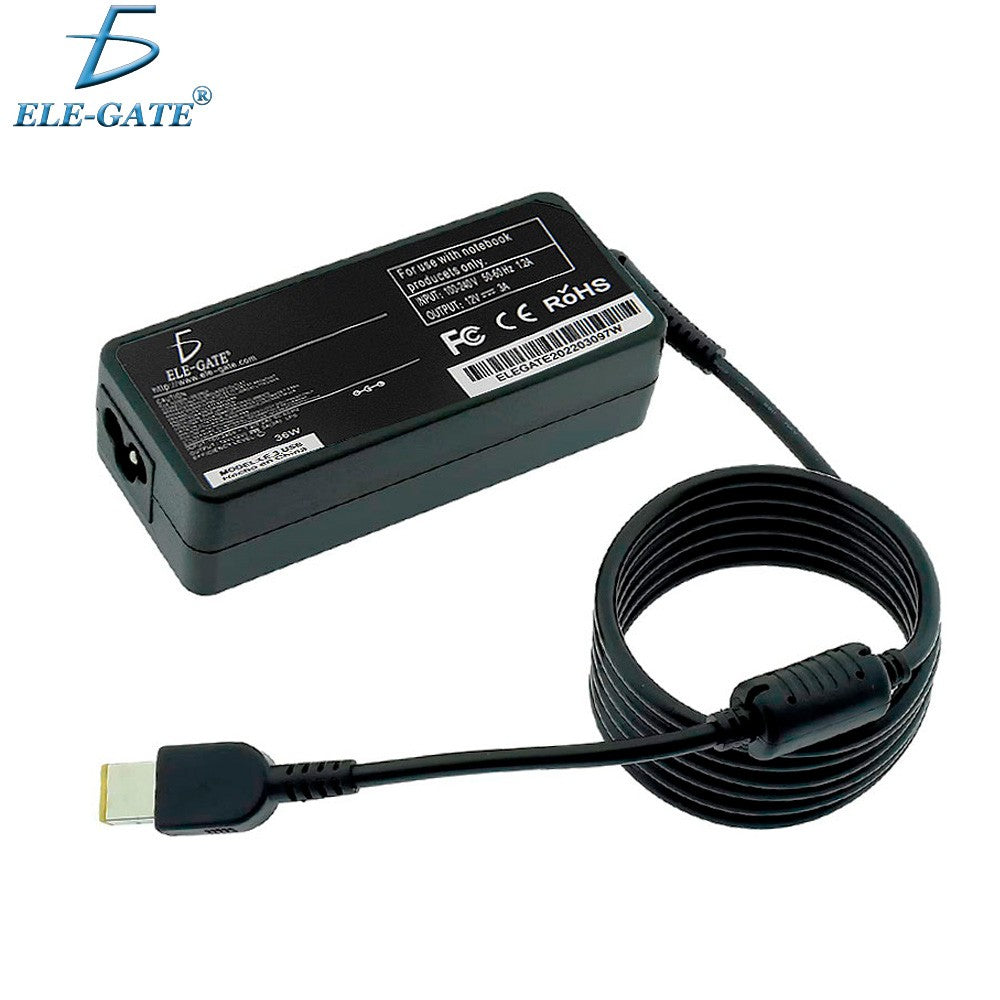 Cargador de tableta de 12V 3A 36W para Lenovo thinkpad 10
