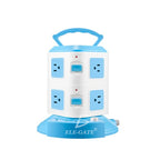 Torre multi contacto 2 puertos USB 5V 2.1A enchufe mexico
