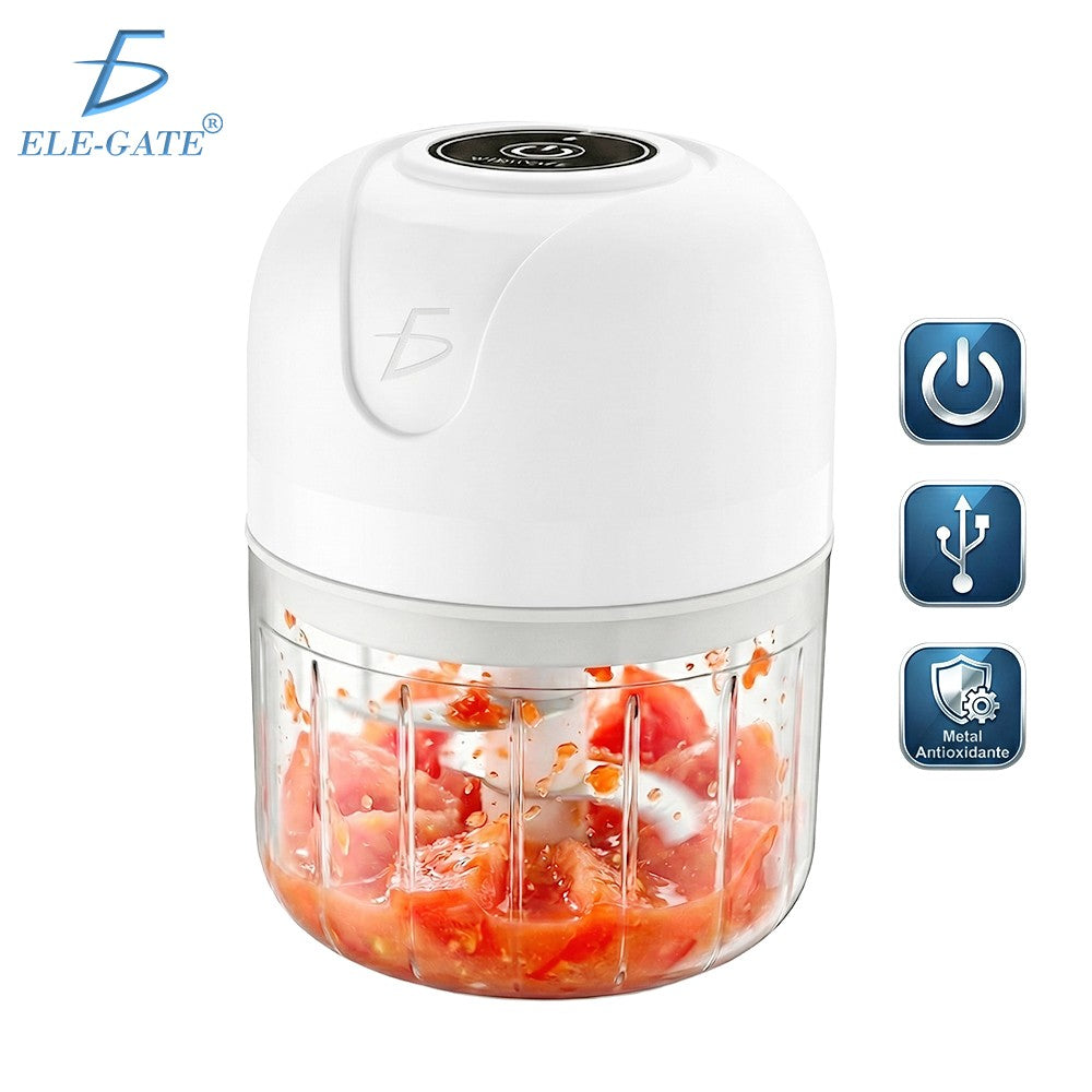 Picadora eléctrica 250ml USB mini procesador y trituradora