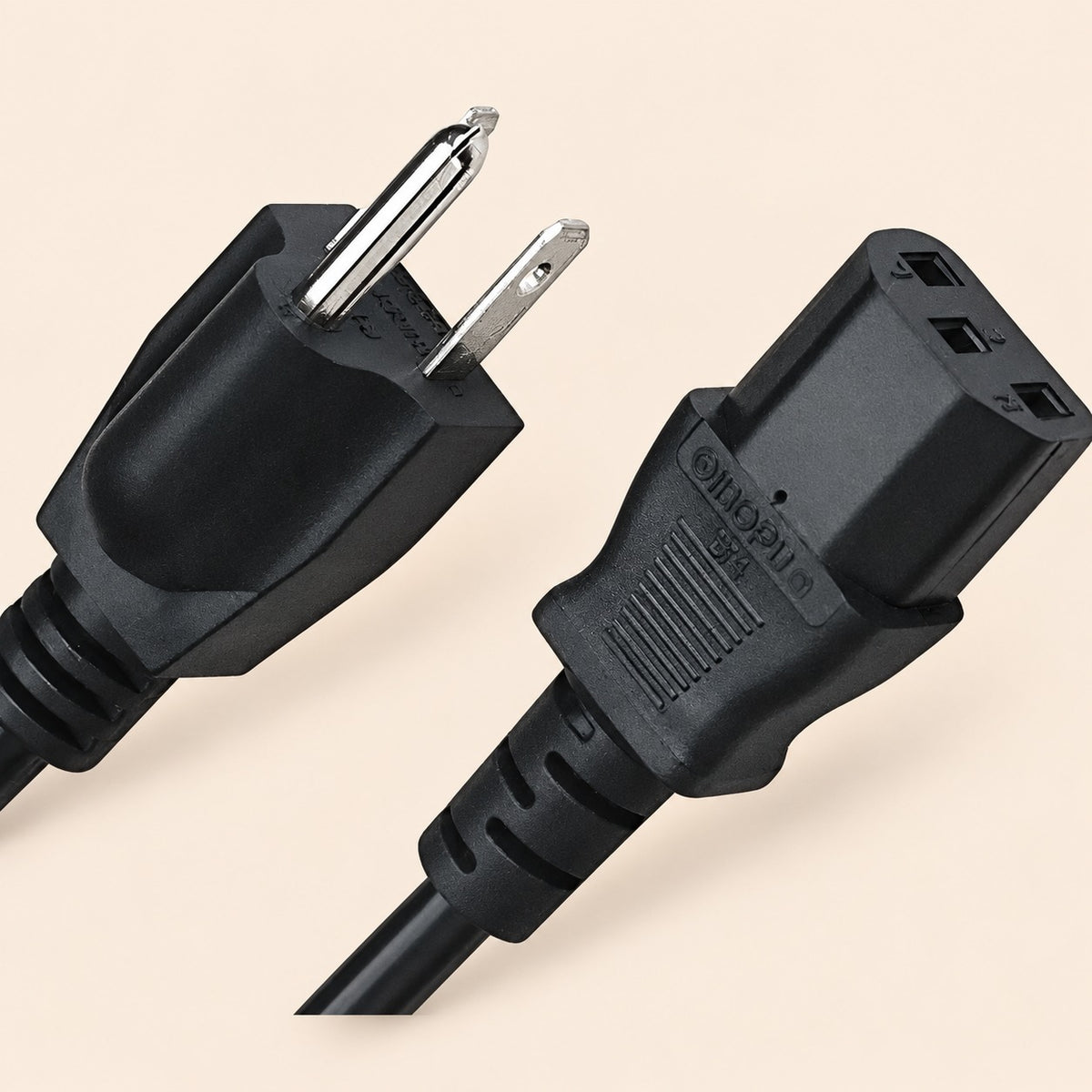 Cable de alimentación para monitor, CPU, impresora, TV de 1m de largo