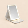Espejo LED plegable con 3 tonos y ángulo ajustable 20°70°
