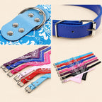 Collar para mascota con banda de paliacate para tallas
