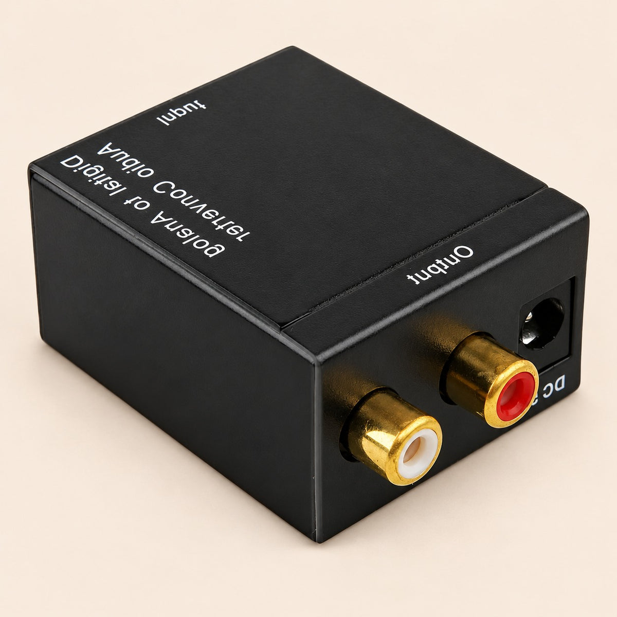 Convertidor de audio digital a análogo óptico RCA compuesto