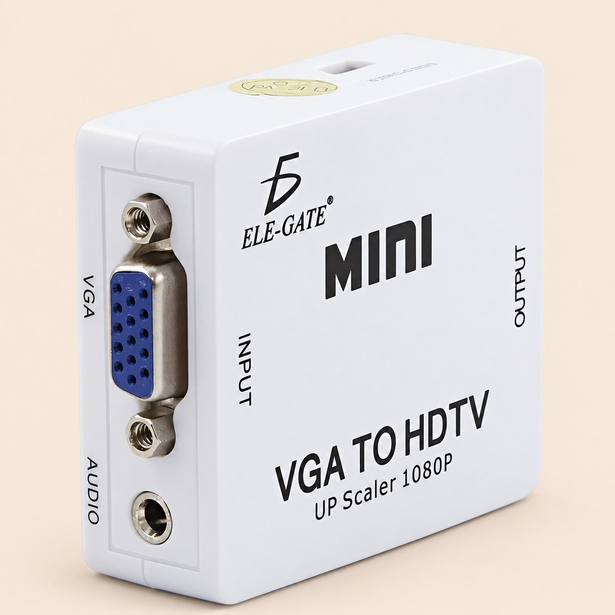 Mini convertidor adaptador de señal VGA a HDMI 1080p TV