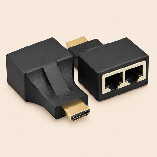 Adaptador extensor extensores HDMI 30m RJ45 utp