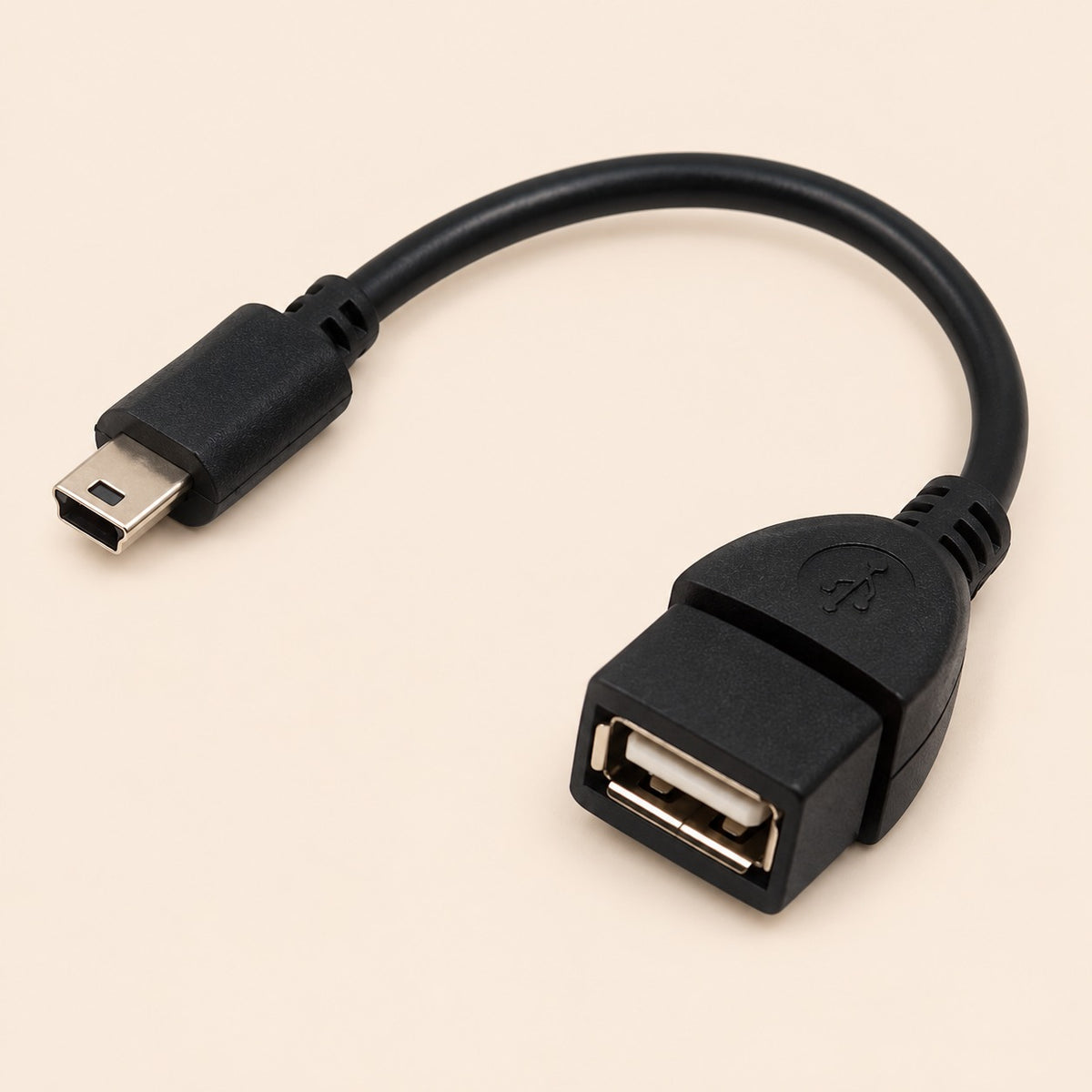Cable adaptador OTG V3 miniusb a USB hembra