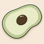 Tapete absorbente 40 x 60 cm diseño aguacate secado rápido