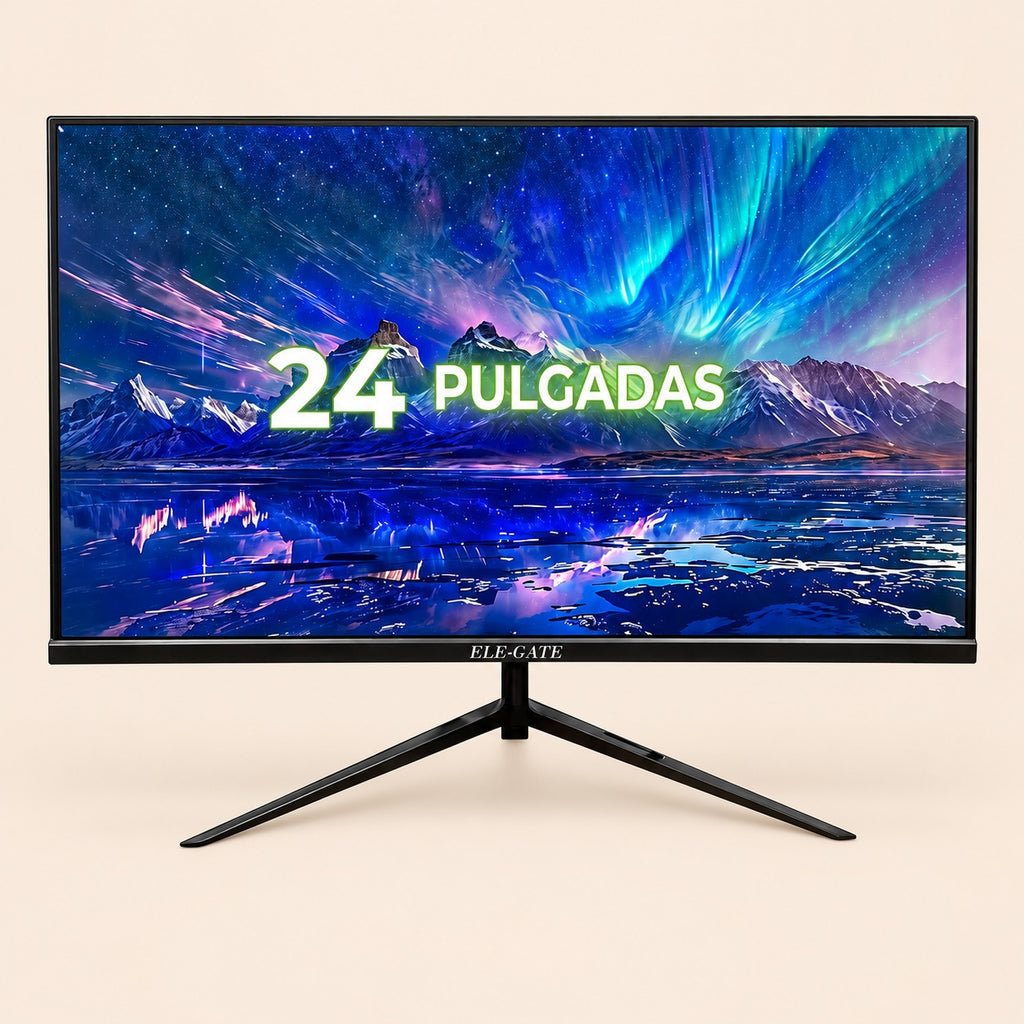 Monitor full HD 1920x1080 24 pulgadas flat gamer 75Hz