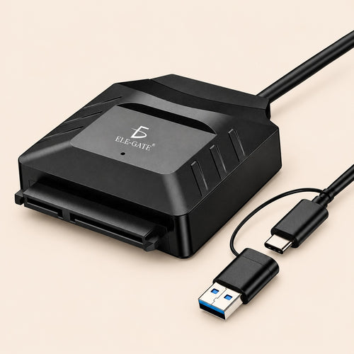 Adaptador USB 3.0 A SATA 22 pines con fuente