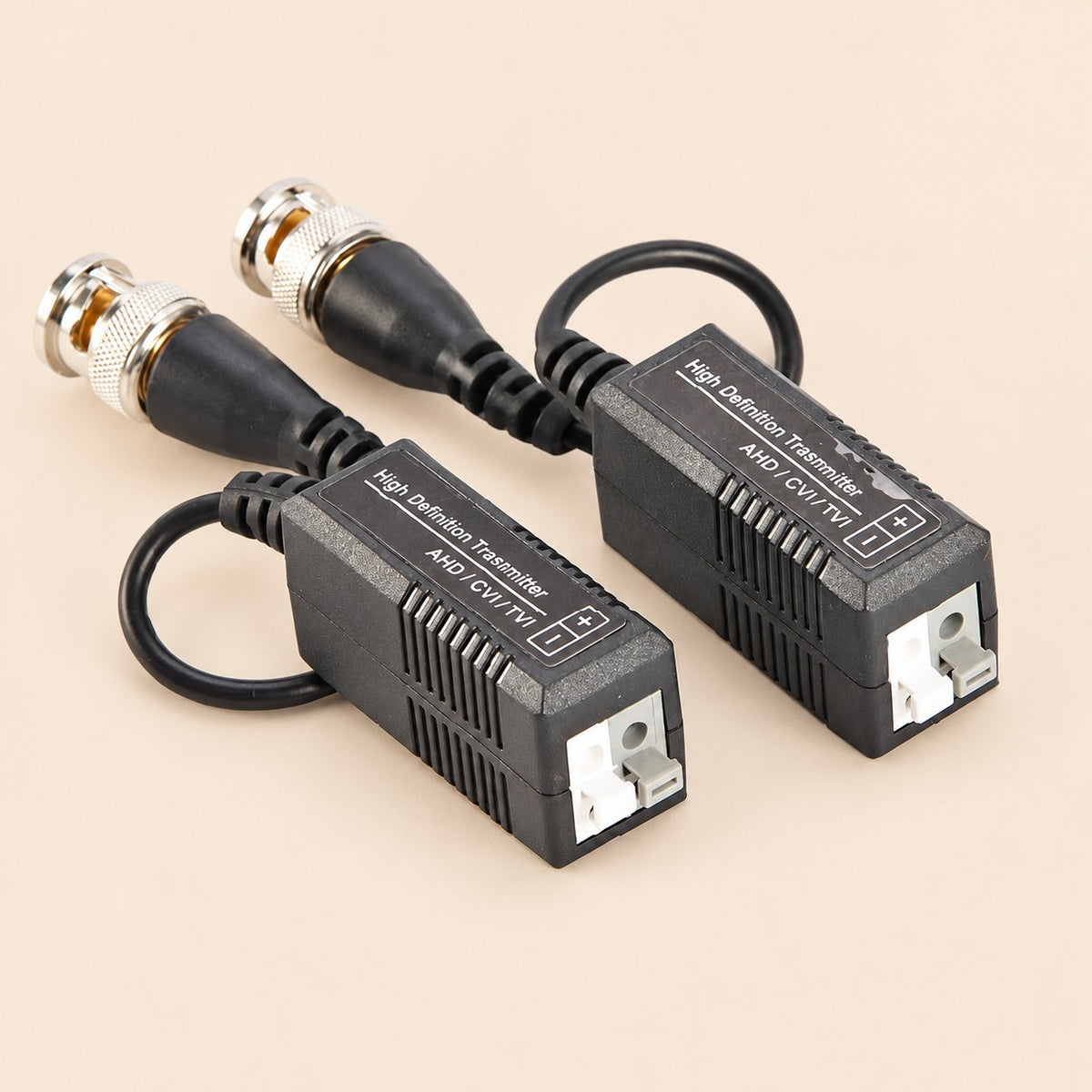 Balun pasivo utp para video cctv con conector bnc