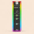 Case transparente con luz RGB estilo y elegancia para tu PC