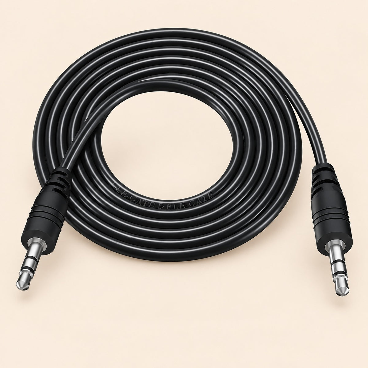 Cable auxiliar 3.5mm jack audio 1 metro macho a macho