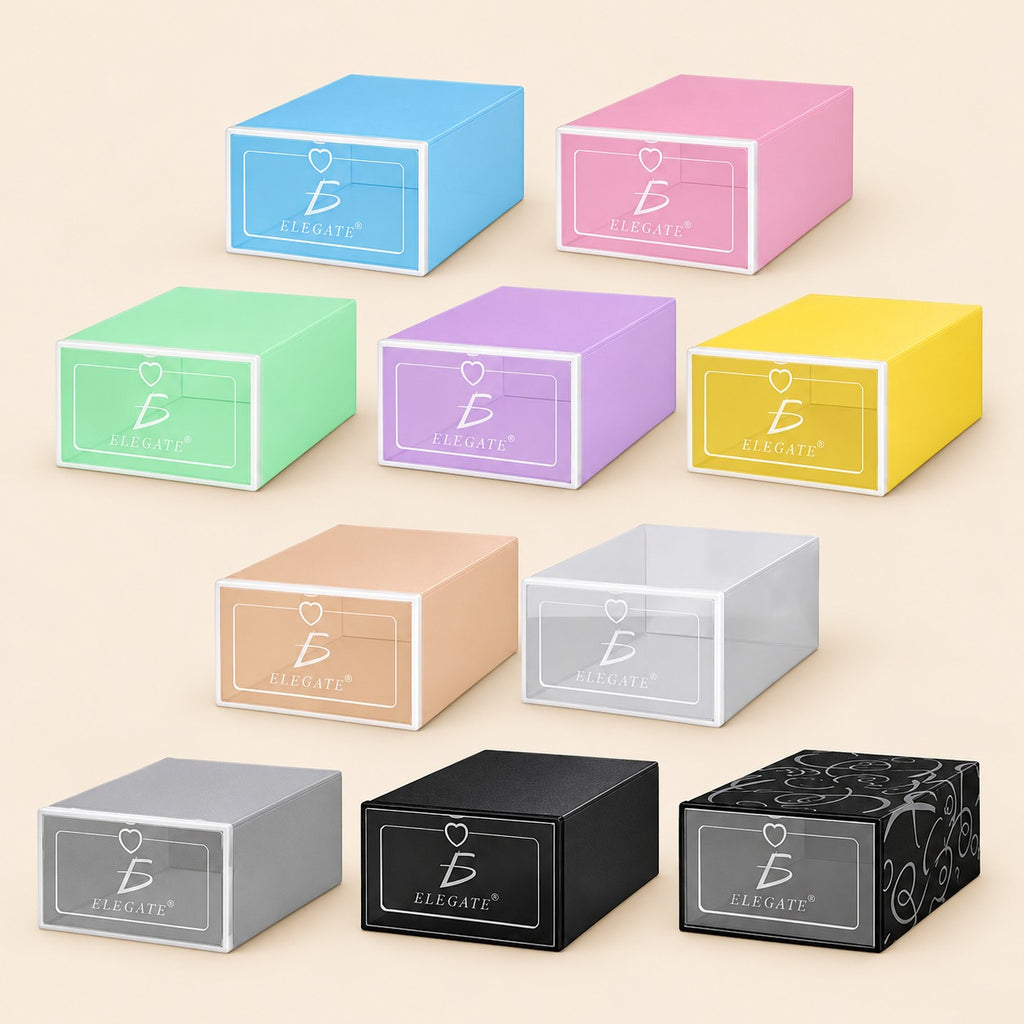 Cajas organizadoras de zapatos apilables almacenaje 6 multicolor