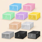 Cajas organizadoras de zapatos apilables almacenaje 6 multicolor