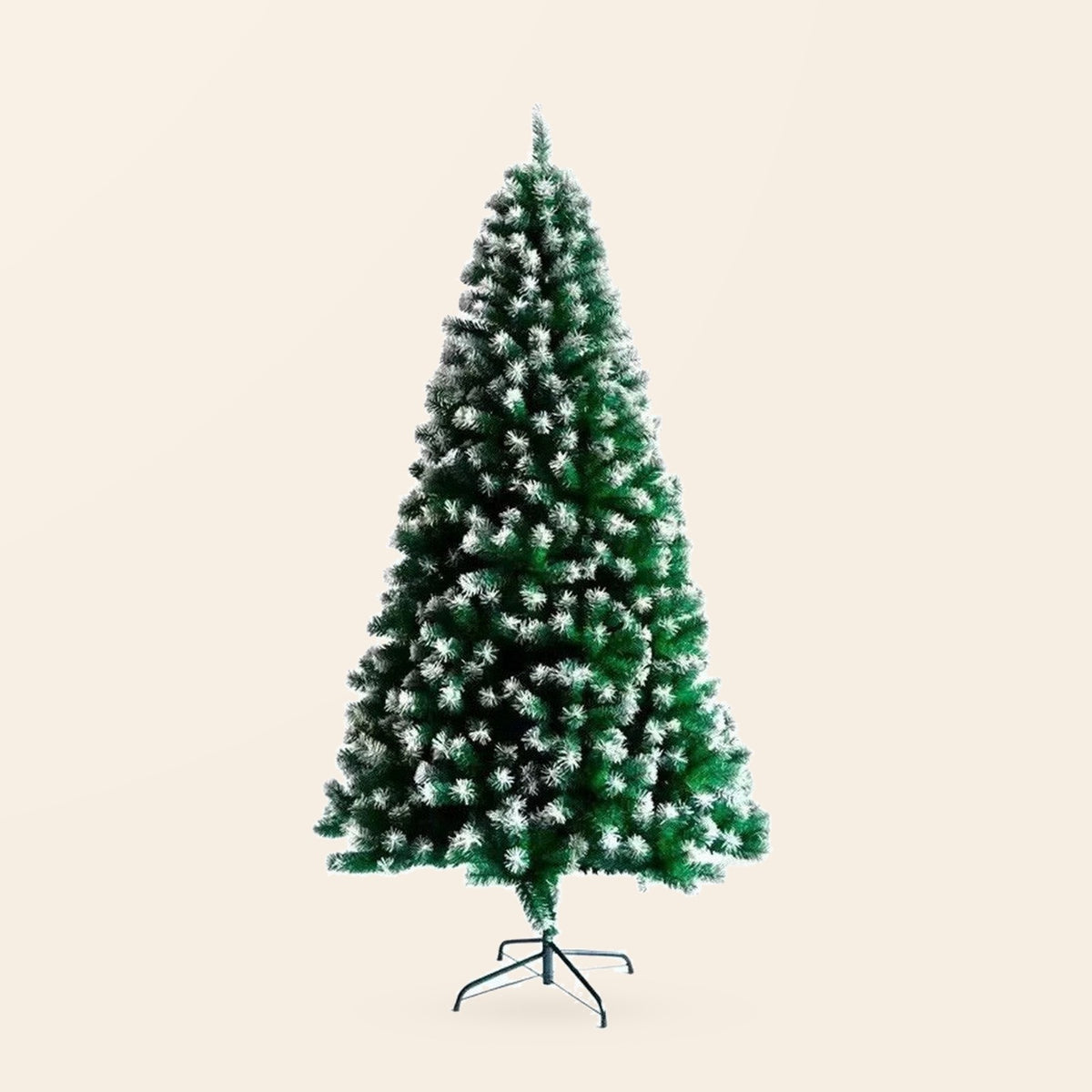 Árbol de Navidad con puntas blancas 150 180 y 210 cm - 180cm