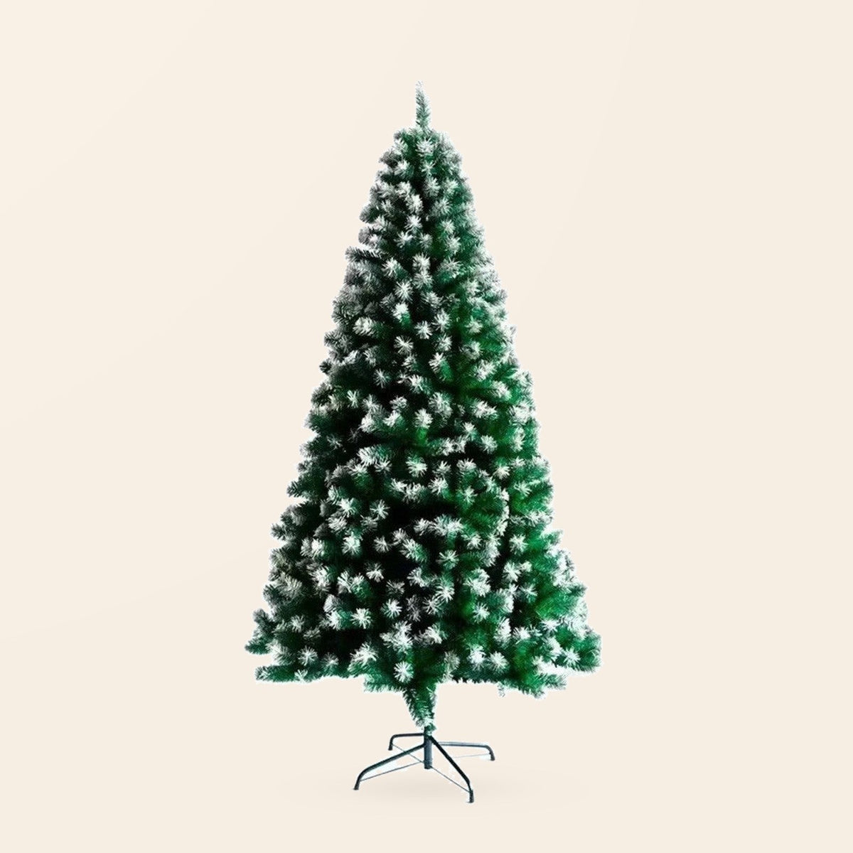 Árbol de Navidad con puntas blancas 150 180 y 210 cm - 180cm