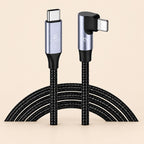Cable USB-C a IP 90 de 2m con carga rápida 27W