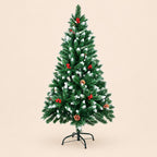 Árbol de Navidad artificial de 150 cm con efecto nevado