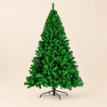 Árbol de Navidad artificial verde 210 cm con base metálica