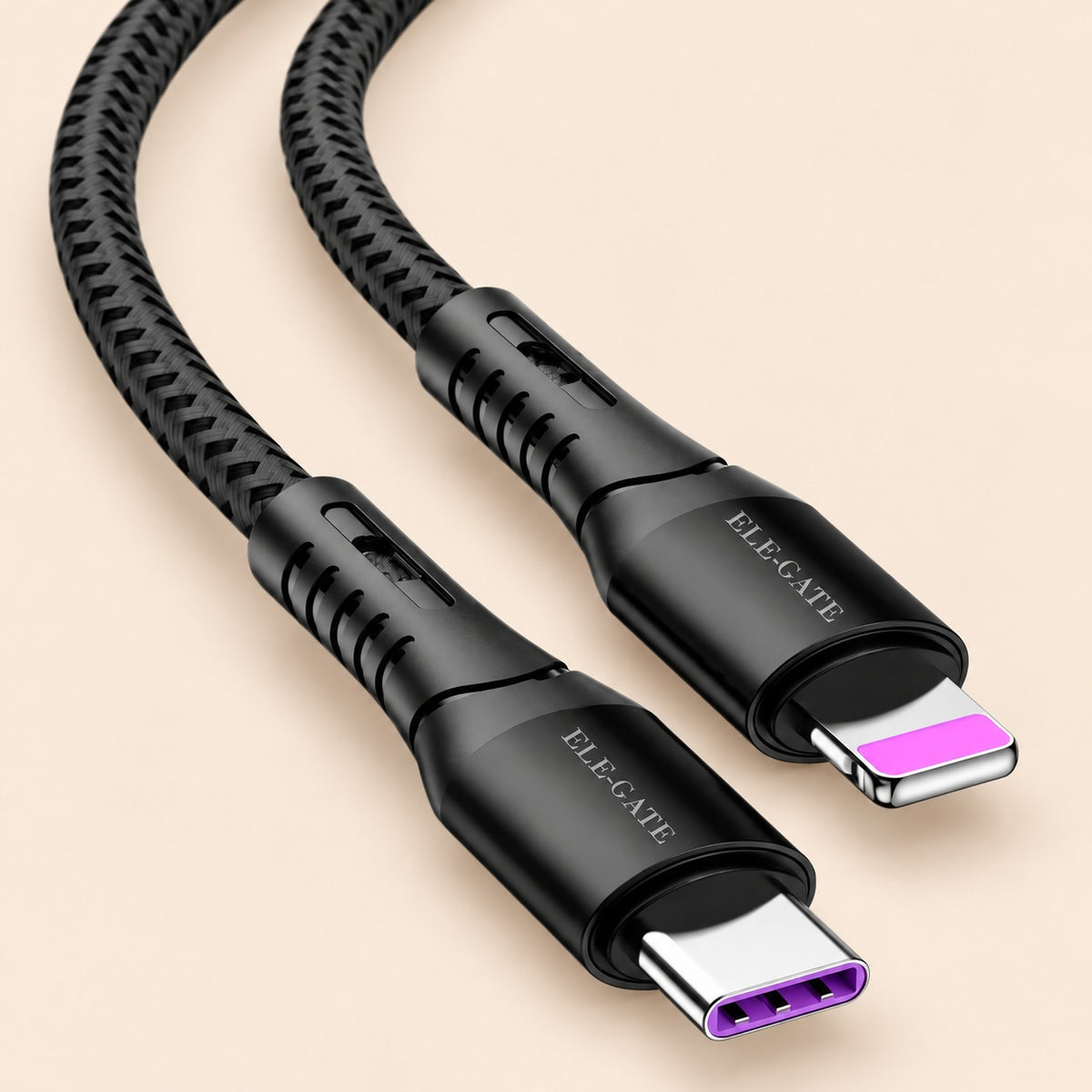 Cable de carga y trasmisión de datos 2m tipo C a tipo C 66W
