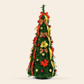 Árbol de Navidad artificial decorado con luces 150 180 y