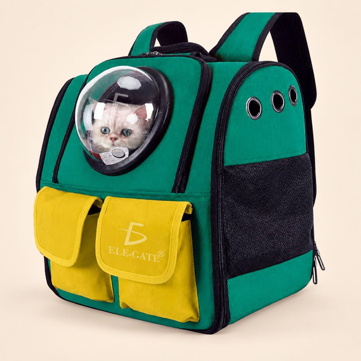 Bolsa mochila transportadora perro gato portátil viaje
