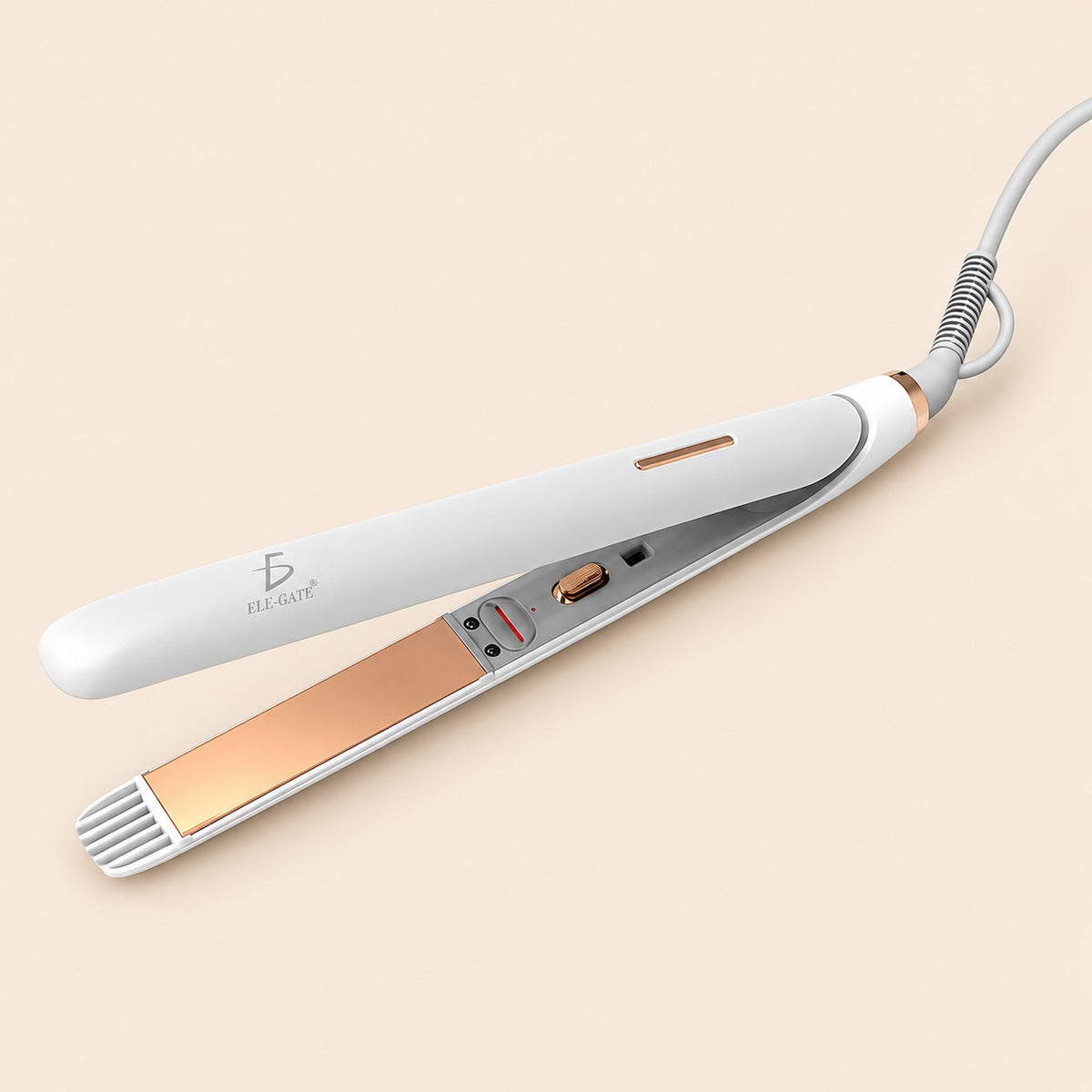 Plancha para cabello 2 en 1 alisadora y rizador