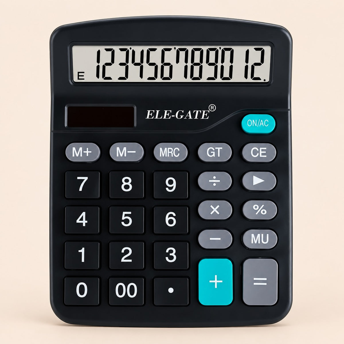 Calculadora de escritorio solar de 12 digitos