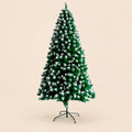 Árbol de Navidad con puntas blancas 150 180 y 210 cm - 150cm