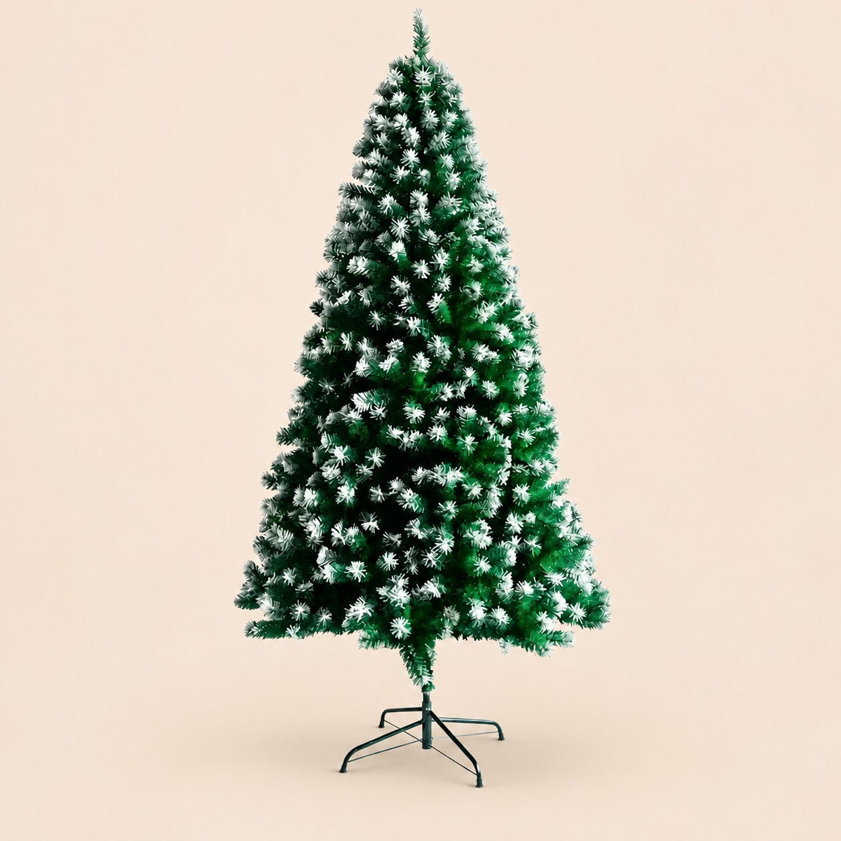 Árbol de Navidad con puntas blancas 150 180 y 210 cm - 150cm