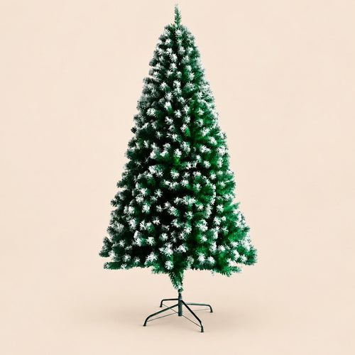 Árbol de Navidad con puntas blancas 150 180 y 210 cm - 150cm