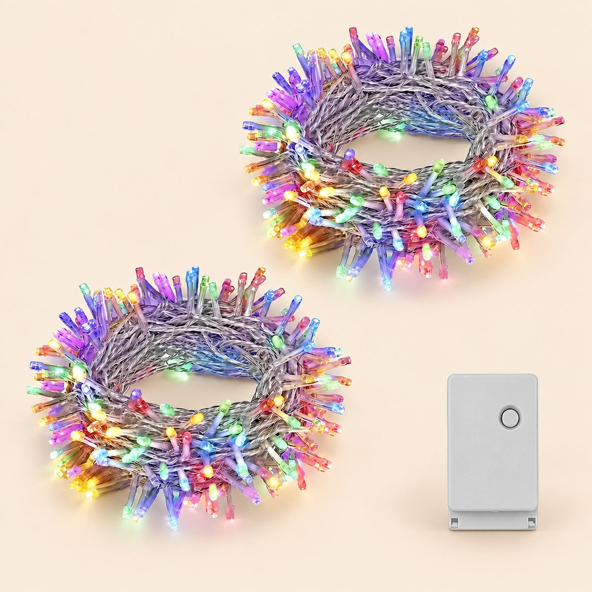 Guirnalda LED de colores - deslumbra con una cascada de 20 violeta